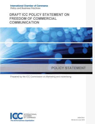 پيش‌نويس بيانيه «آزادي ارتباطات تجاري» از سوي ICC منتشر شد